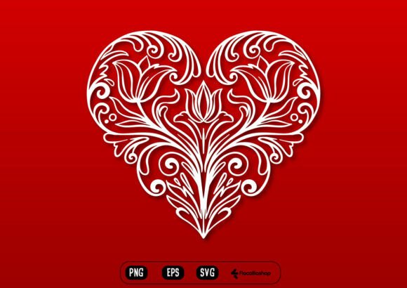 Romantic Valentine Heart Elements: Graphics & Illustrations