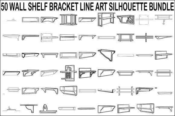 Wall Shelf Bracket Vector Bundle